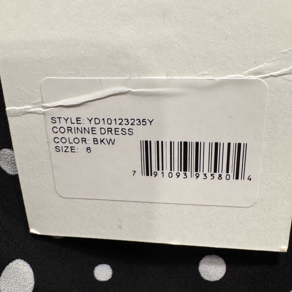 NWT LIKELY Corinne Ruffled Polka Dot Mini Dress in Black and White Sz 6 - Picture 9 of 12